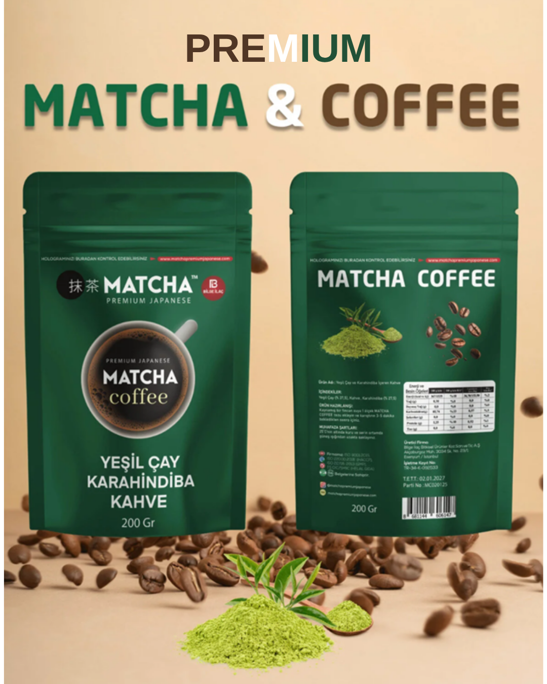 Matcha Coffee Blend - Premium Japanese Matcha