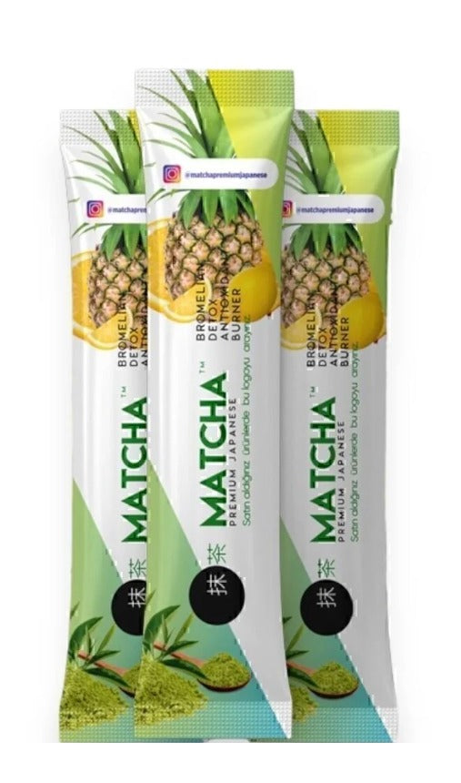 Bromelain Matcha Senna & Lemon Powder Supplement