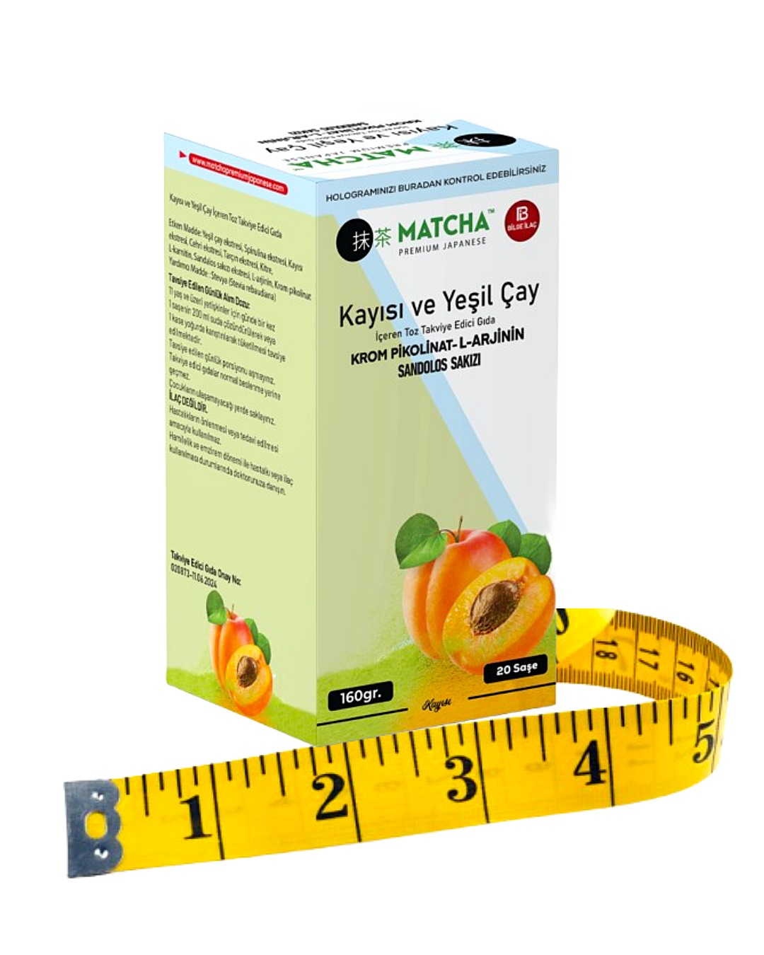 Apricot & Matcha Powder Supplement