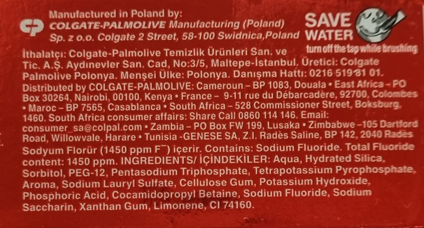 Colgate Optic White Toothpaste – Coffee, Tea & Tobacco Stain Remover