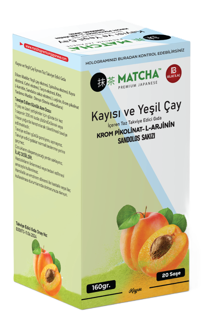 Apricot & Matcha Powder Supplement