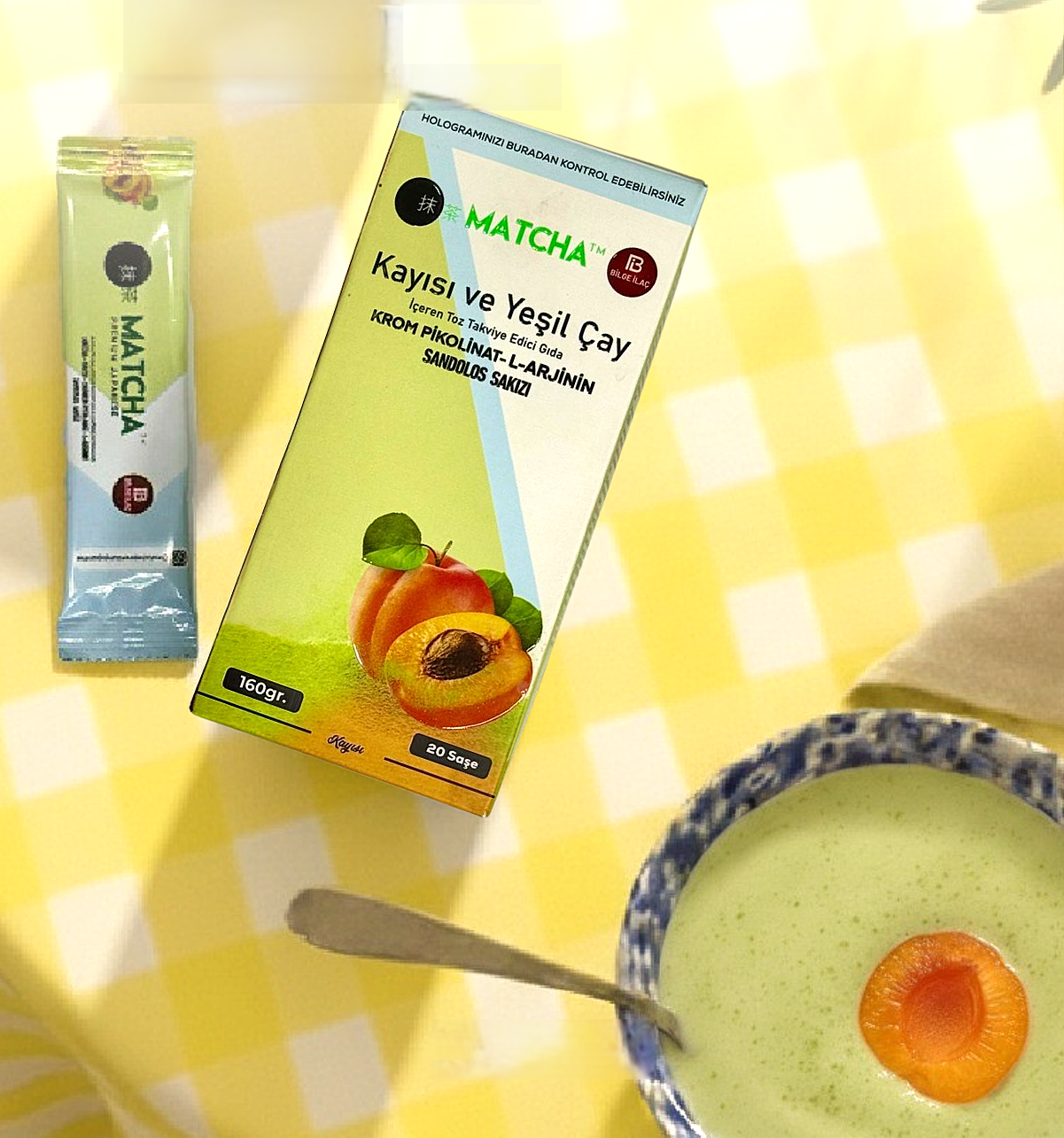 Apricot & Matcha Powder Supplement