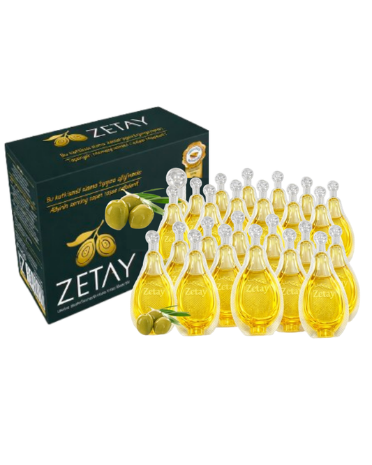 Zetay Premium 10ml sachets on Mediterranean table setting